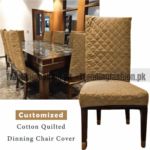 Quilted Fitted Chair Covers Brown